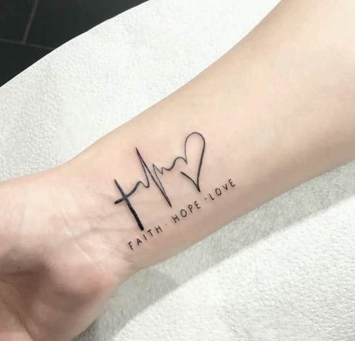 Demo tattoo: Heartbeat - scan with InkStory to hear audio